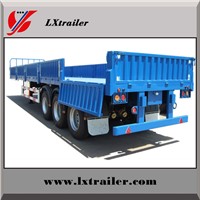 60Tons Flatbed Side Wall Open Tri-Axle Light Cargo Truck Trailer/Vehicle