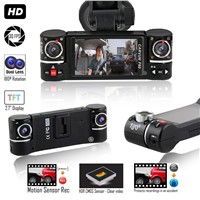 NEW! 2.7" TFT LCD Dual Camera Rotated Lens Car Security Camera Recorder Dash Cam with GPS
