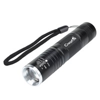 High Power 1000LM LED CREE XML T6 Lanterna Torch Mini Flashlight 5 Modes Waterproof Zoomable Penlight by 18650 Battery