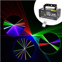 Remote DMX 400mW RGB Laser Stage Lighting Flash Scanner DJ Dance Xmas Show Effect Projector Fantastic Disco KTV