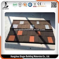 Environment Friendly Modern Solar Roofing Tile, Stone Coated Steel Roof Tile for Houses