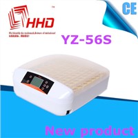 YZ-56S Automatic Quail Incubators for Hatching Eggs CE Approved Auto Controllable Temperature for Sale
