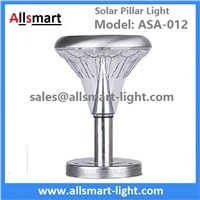 10 Inch 21LED Stainless Steel Solar Concrete Villa Fence Pillar Light Solar Stone Column Post Lamp China Manufacturer