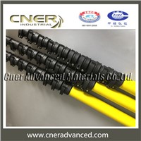 Yellow Fibreglass Telescopic Pole for Window Cleaning Pole