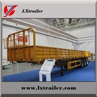 China Factory Sale 3 Axle Side Wall Semi Trailer Truck Cargo Trailer