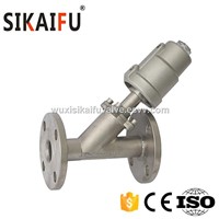 Flange SS304 Angle Seat Steam Y Type Valve