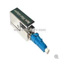 Optical Bare Fiber Adapter LC with High Quality Zirconia Sleeve