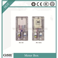 Prepaid Single Phase Power Meter Box/Electric Meter Box with PC Material
