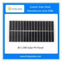 8V Solar PV Panel 1.9W