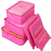 Fashion 6pcs in 1set Luggage Travel Kits Organizer Bags