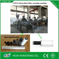2017 Wuxi Hongteng Cto Carbon Filter Cartridge Machine