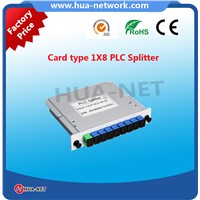 1x8 /1x16/1x32 PLC Splitter ABS Box/Mini Fiber Splitter/Card Type