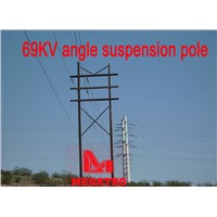 69KV Angle Suspension Pole