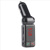 Factory Price ABS Black V3.0 5V 2.5A 2 USB Car MP3 Player BC06 Bluetooth FM Transmitter