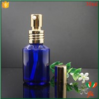 Empty Luxury Cosmetic Bottle Wholesale Cobalt Blue 30ml 1oz Essential Oil Glass Bottle