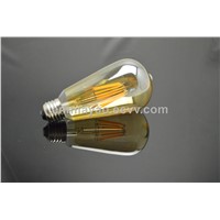 ST64 Vintage LED Filament Bulb Clear Bulb Amber Bulb with Warm White Light