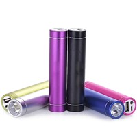 Good Quality Hot Sale Replaceable Battery LED Universal Power Bank Smart Rohs Harga 2200mAh