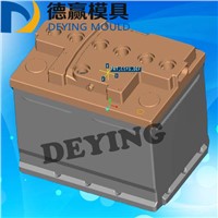 China Mold Company Supply Car/Auto Battery Case Mould 2017 Newest Plastic Injection Lead Acid Battery Case Mold Making