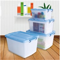 Hot Sale Plastic Storage Container with 4 Wheel