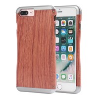 for Apple Phone 6/7 Aluminum Wooden Case, Aluminum Wooden Series