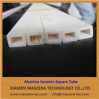 Electrical Insulating 99% Alumina Al2O3 Ceramic Square Tube for Corona Treater