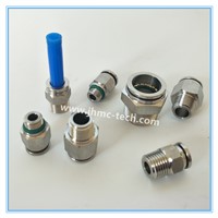 Stainless Steel PC Male Pneumatic Fittings