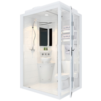 Customized Professional Prefabricated Modular Bathrooms/Cabins/Enclosures, Integrated Shower Room