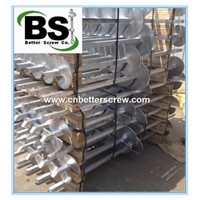 Square Shaft Hot Dipped Galvanized Helical Piles/Pier for Foundation Repair