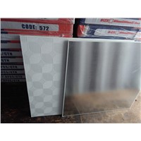 PVC Laminated Gypsum Ceiling Tile 595/600/603mm*7/8mm