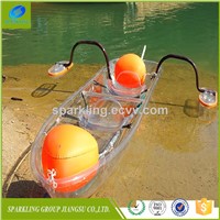 2017 Hot Vacuum Forming Plastic Transparent Kayak
