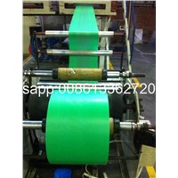 LDPE / HDPE Double Head Blown Film Extrusion Machine for Double Color Plastic Bags
