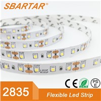 2017 Factory Supplier Single Color Warm White 3000K DC24V 2835 Low Voltage IP65 Waterproof LED Strip