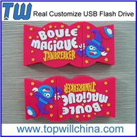PVC Custom Candy Sweet Design USB Pen Thumb Drive 2GB 4GB 8GB 16GB 32GB