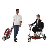Innovative Folding Medical Mobility Scooter Foldable Electric Wheel Chair for Old People Rehabilitation Therapy