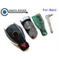 Top Quality Mercedes Benz Silver Smart Key MB Chrome Remote Entry 315mhz USA