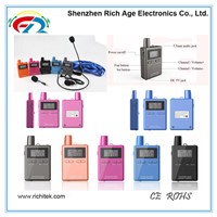 High Quality Wireless Tour Guide System 863-865MHZ Use for Tourist