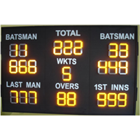 Outdoor Electronic LED Cricket Scoreboard / Wireless Scoreboard