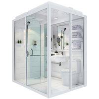 Factory Direct Supplier Modern All in One Complete Prefabricated Bathroom Pods