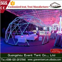 Prefabricated Beautiful Transparent Geodesic Dome Tent for Promotion