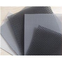 Black Poly Stainless Steel Security Window Screen