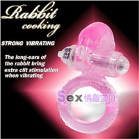 Rabbit Shock Ring Male Lock Ring Adult Erotica Products