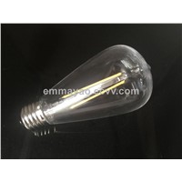 Plastic Filament LED Bulb PC Cover LED Bulb Clear Filament LED Bulb
