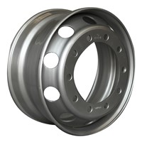 22.5x8.25 Silver Tubeless Steel Wheel Rim for Trailer