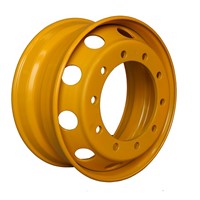 22.5x6.25 Yellow Tubeless Steel Wheel Rim for Truck