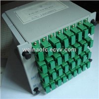 Fiber Optical Insert Card PLC Splitter LGX Box Cassette 1x32 with SC/APC Connectors