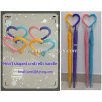 Umbrella with Heart Shaped Handle
