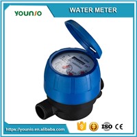 Younio Single Jet Dry Type Plastic Water Meter In Nylon, DN 15 High Accuracy Class C