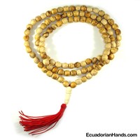 Japa Mala Necklace 108ct Palosanto Prayer Beads