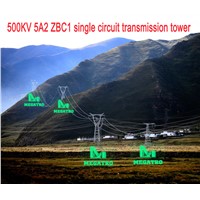 500KV 5A2 ZBC2 Single Circuit Transmission Tower