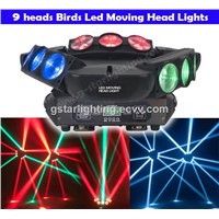 9 Heads Bird LED Moving Head Lights/ LED Beam Bar Light/ Moving Head Light